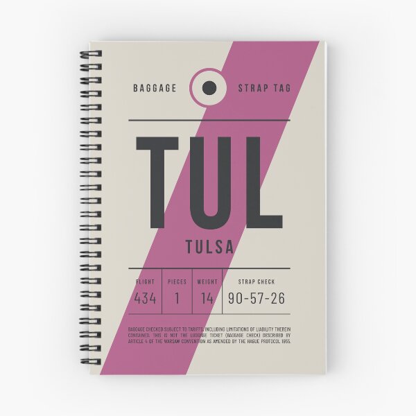 Item preview, Luggage Tag E - TUL Tulsa Oklahoma USA designed and sold by VoodooCircus.