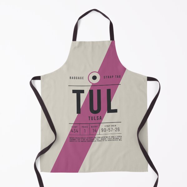 Item preview, Luggage Tag E - TUL Tulsa Oklahoma USA designed and sold by VoodooCircus.