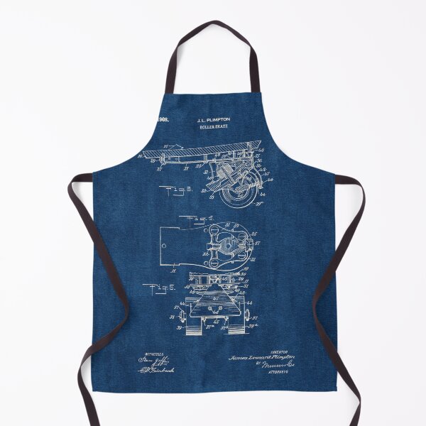 Item preview, PATENT DRAWING / 1908 - Roller Skate 2 - Blueprint designed and sold by danielcoulmann.