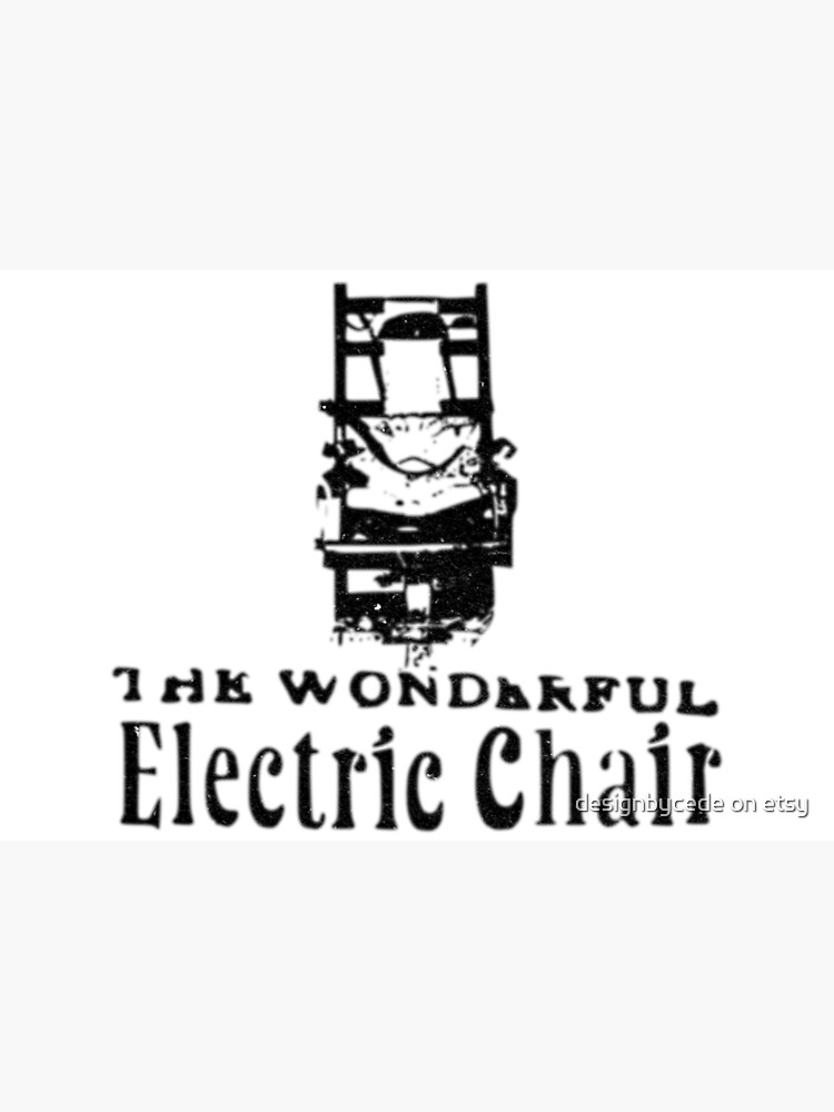 "The Wonderful Electric Chair Vintage Newspaper Ad" Poster for Sale by