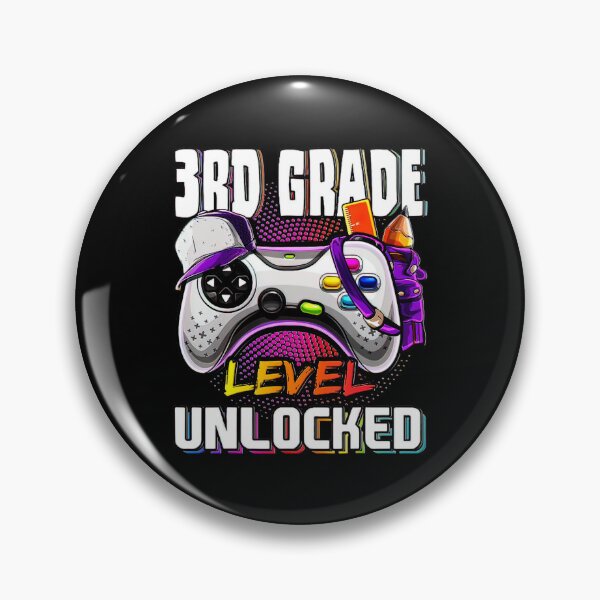 Artikelvorschau, 3. Klasse freigeschaltet Zurück zu Schule Videospiel Mädchen Shirt_3RD entworfen und verkauft von BargerStore.