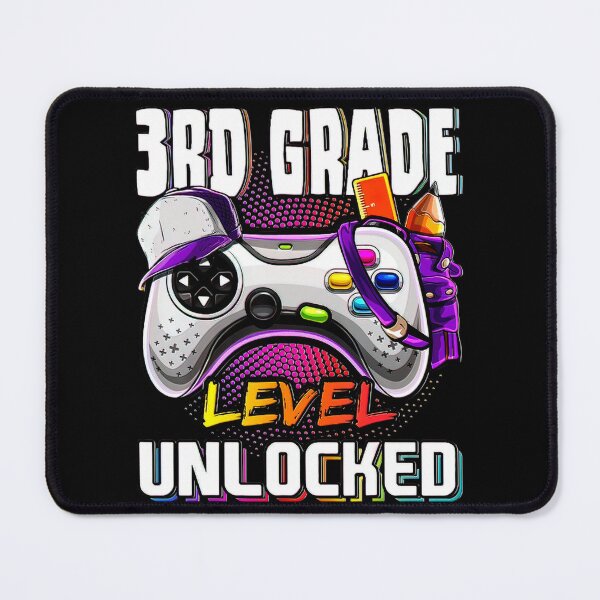 Item preview, 3rd Grade Level Unlocked Back to School Video Game Girls Shirt_3RD designed and sold by BargerStore.