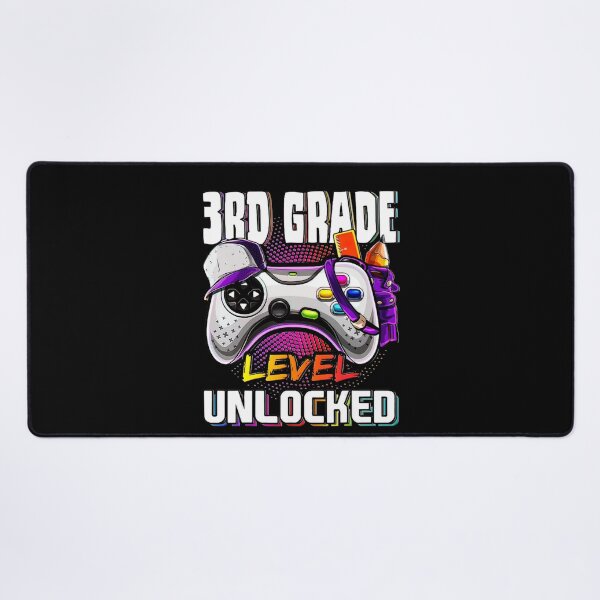Item preview, 3rd Grade Level Unlocked Back to School Video Game Girls Shirt_3RD designed and sold by BargerStore.