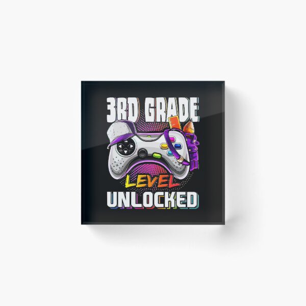 Item preview, 3rd Grade Level Unlocked Back to School Video Game Girls Shirt_3RD designed and sold by BargerStore.