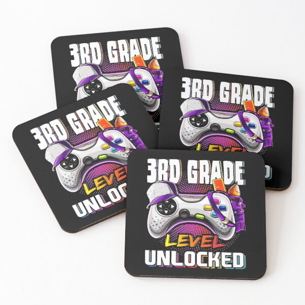 Item preview, 3rd Grade Level Unlocked Back to School Video Game Girls Shirt_3RD designed and sold by BargerStore.