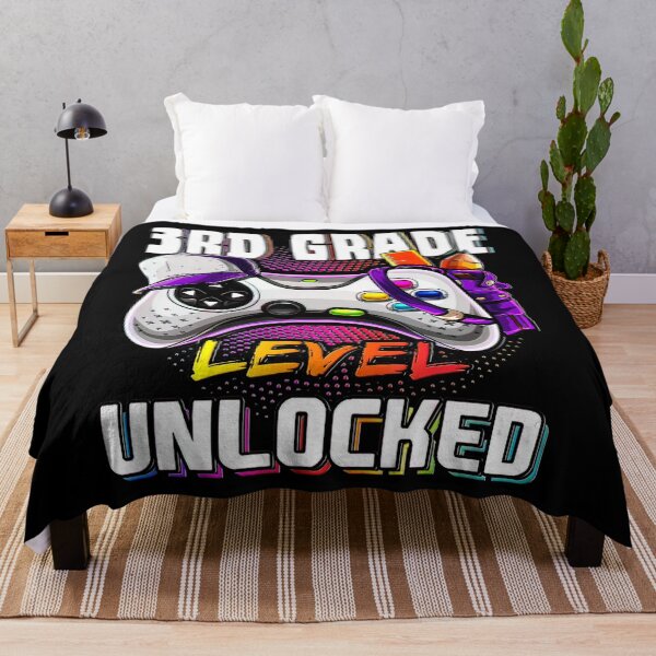 Item preview, 3rd Grade Level Unlocked Back to School Video Game Girls Shirt_3RD designed and sold by BargerStore.