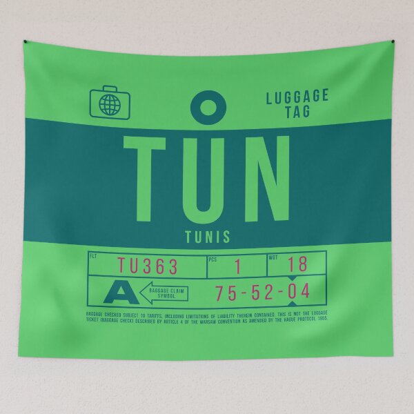 Item preview, Luggage Tag B - TUN Tunis Tunisia designed and sold by VoodooCircus.