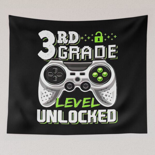 Item preview, 3rd Grade Level Unlocked Video Game Back to School Boys_3RD designed and sold by BargerStore.