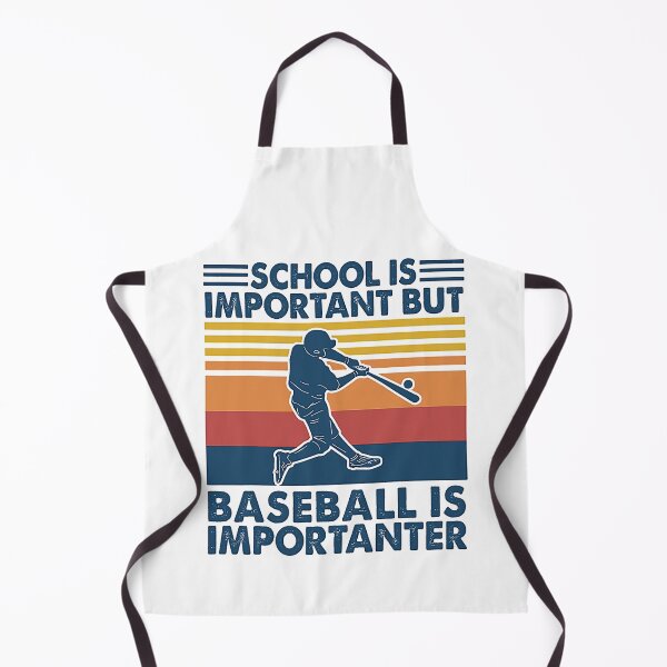 Item preview, School Is Important But Baseball Is Importanter Funny Baseball Quote designed and sold by MichelSorour.
