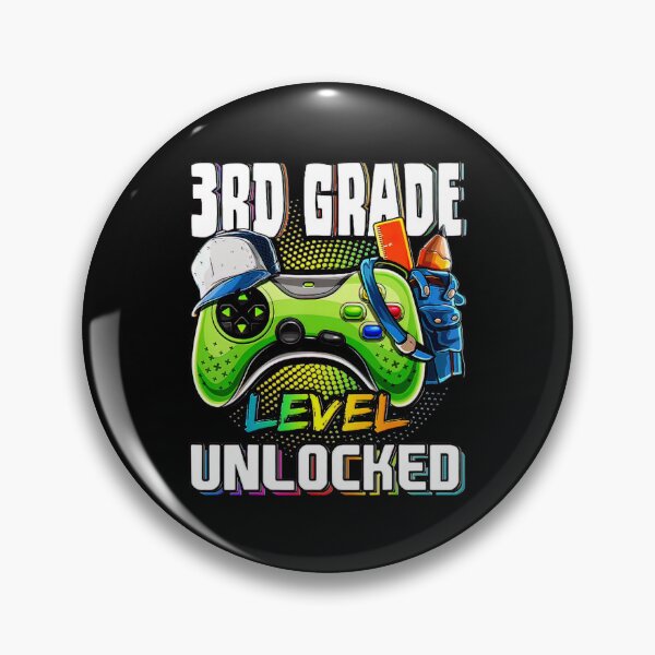 Artikelvorschau, 3. Klasse freigeschaltetes Videospiel Back to School Shirt Boys_3RD entworfen und verkauft von BargerStore.
