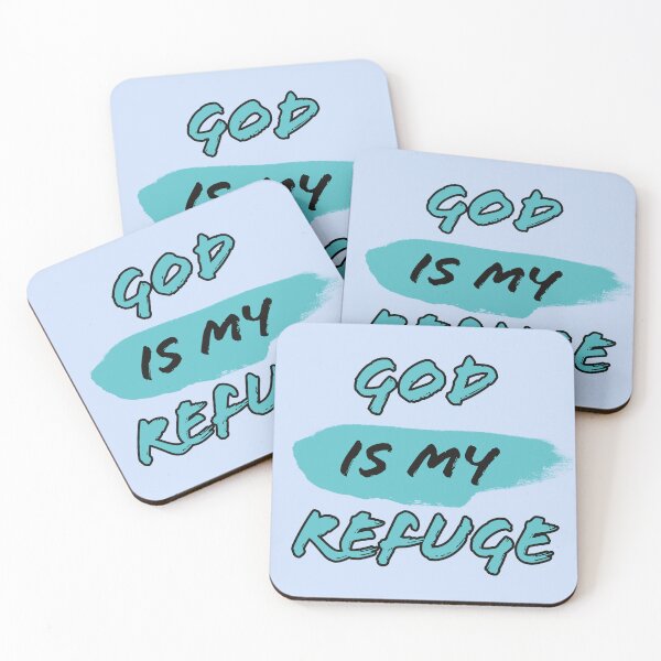 Item preview, God Is My Refuge! designed and sold by ArtsieChristian.