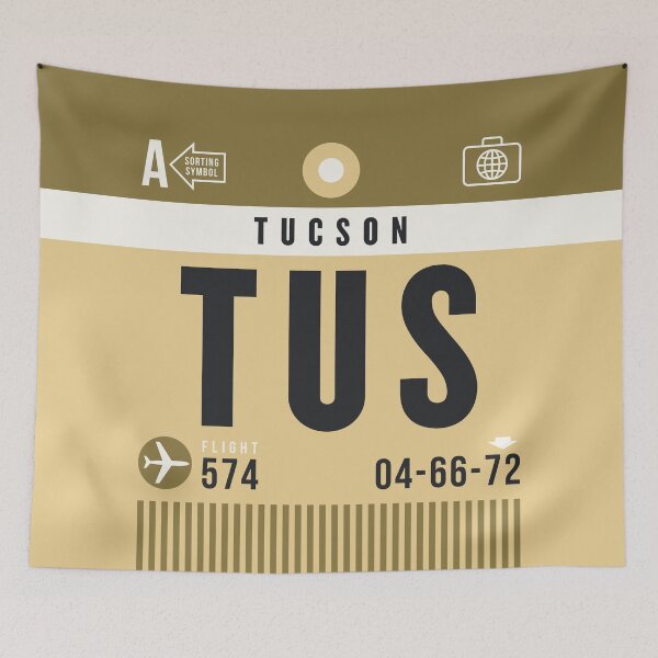 Item preview, Luggage Tag A - TUS Tucson Arizona USA designed and sold by VoodooCircus.