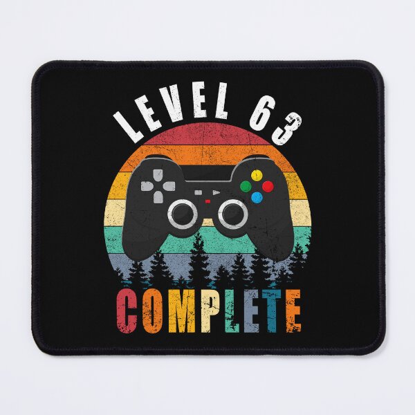 Item preview, Level 63 Complete Retro Vintage 63rd Birthday Gift For Gamer designed and sold by PansyBoyd.