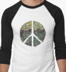 Peaceful Landscape Men's Baseball Âľ T-Shirt