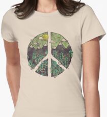 Peaceful Landscape Women's Fitted T-Shirt