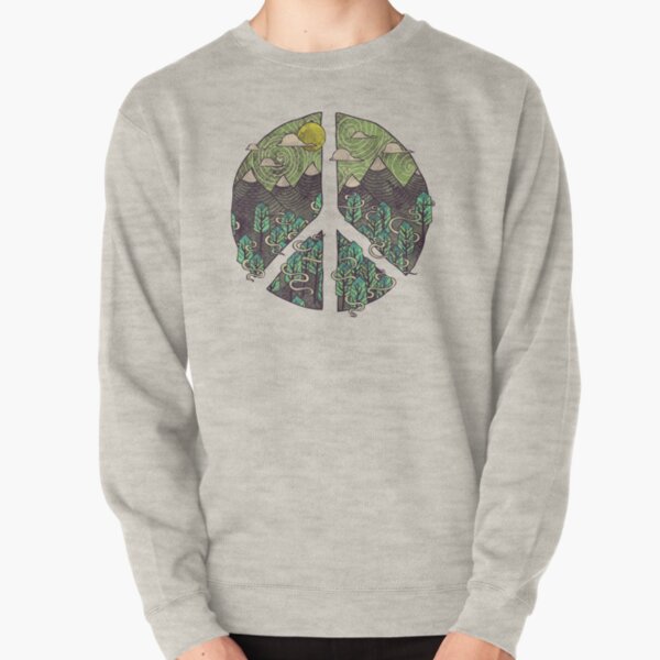 Peaceful Landscape Pullover Sweatshirt
