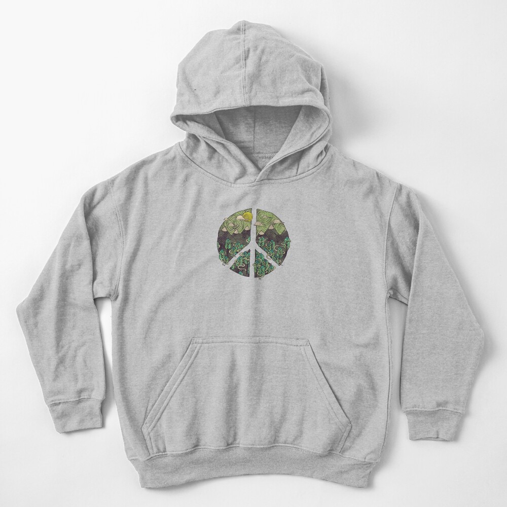 Peaceful Landscape Kids Pullover Hoodie