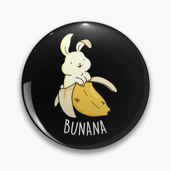 Item preview, Bunana Funny Bunny Banana Puns (Dark BG) designed and sold by punnybone.