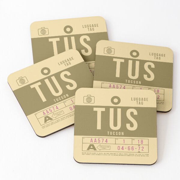 Item preview, Luggage Tag B - TUS Tucson Arizona USA designed and sold by VoodooCircus.