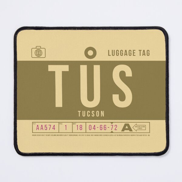 Item preview, Luggage Tag B - TUS Tucson Arizona USA designed and sold by VoodooCircus.