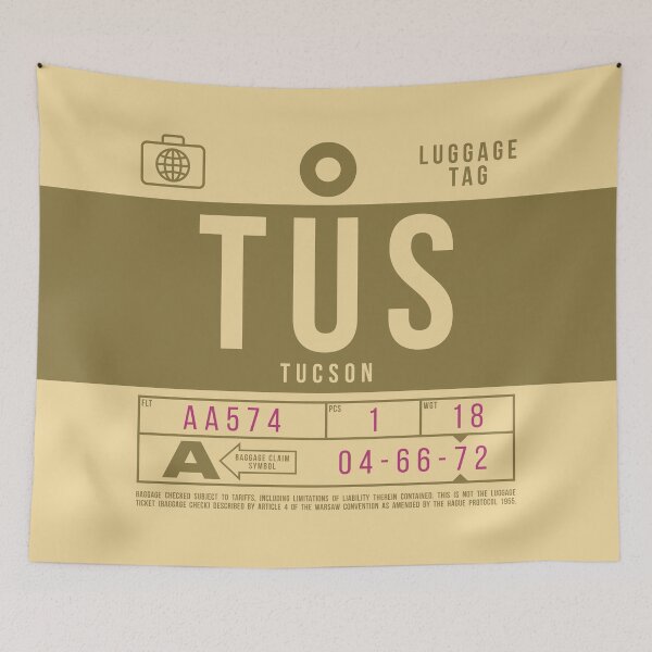 Item preview, Luggage Tag B - TUS Tucson Arizona USA designed and sold by VoodooCircus.