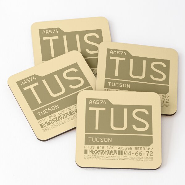 Item preview, Luggage Tag A - TUS Tucson Arizona USA designed and sold by VoodooCircus.