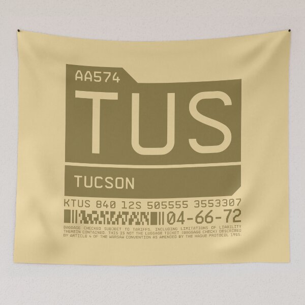 Item preview, Luggage Tag A - TUS Tucson Arizona USA designed and sold by VoodooCircus.