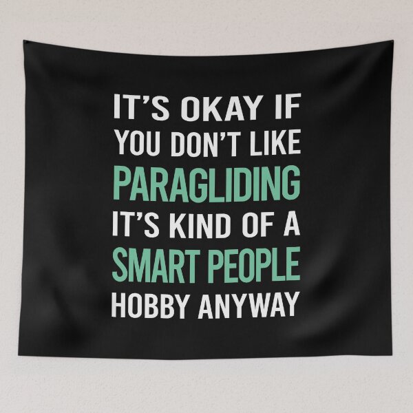 Item preview, Smart People Hobby Paragliding Paraglide Paraglider designed and sold by RonaldEwing4782.