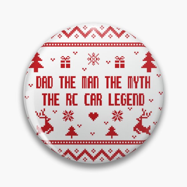 Item preview, Dad the man the myth the rc car legend, Christmas ugly lovely sweater red, rc car racing games competition, remote control cars lover designed and sold by SGS-.
