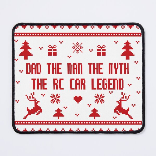 Item preview, Dad the man the myth the rc car legend, Christmas ugly lovely sweater red, rc car racing games competition, remote control cars lover designed and sold by SGS-.