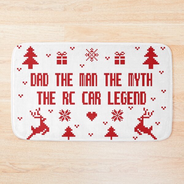 Item preview, Dad the man the myth the rc car legend, Christmas ugly lovely sweater red, rc car racing games competition, remote control cars lover designed and sold by SGS-.