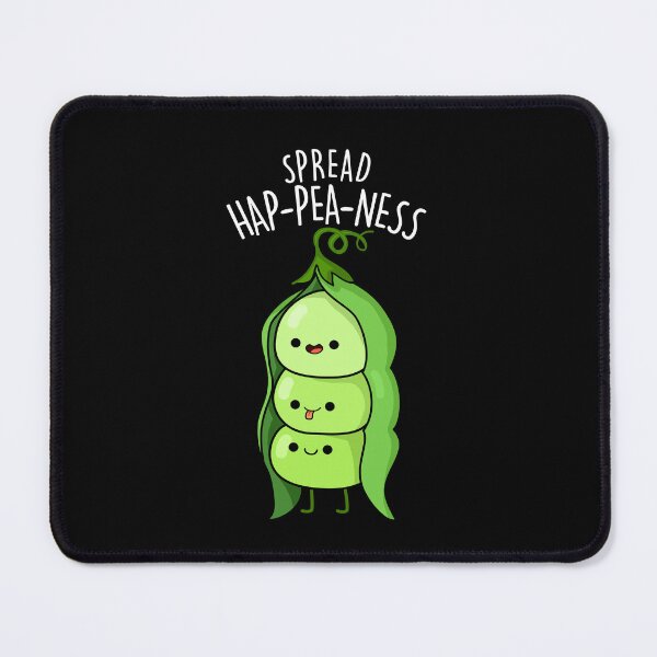 Item preview, Spread Hap-pea-ness Funny Peas Puns (Dark BG) designed and sold by punnybone.