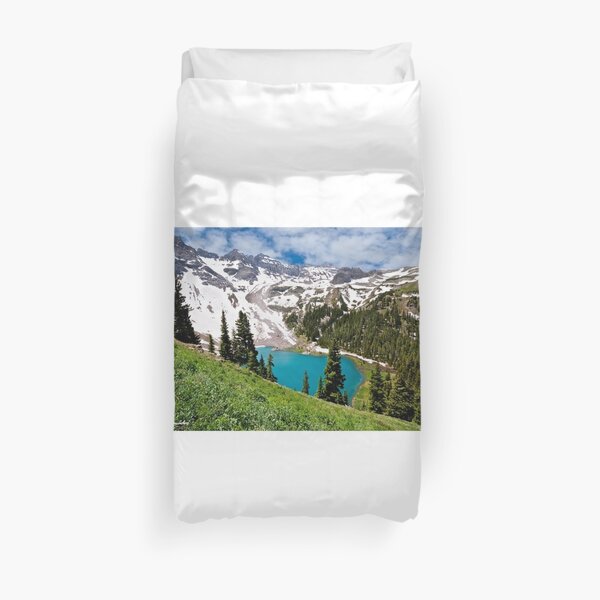 Lower Blue Lake Duvet Cover