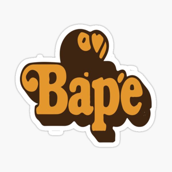 Bape  Sticker for Sale by LuciaDanisca