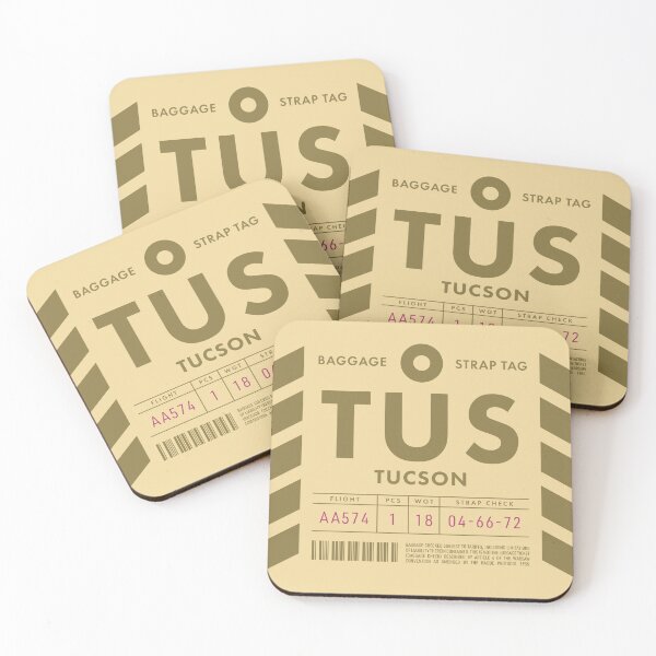 Item preview, Luggage Tag D - TUS Tucson Arizona USA designed and sold by VoodooCircus.