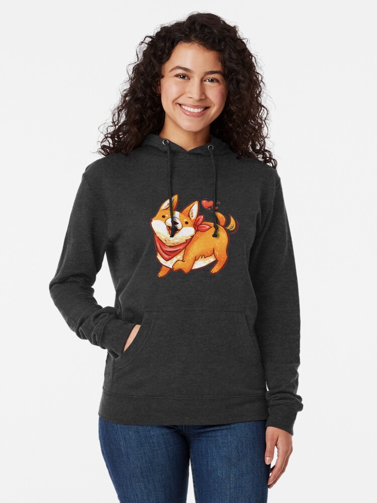 corgi adidas hoodie