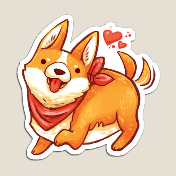 Cute Corgi Magnet