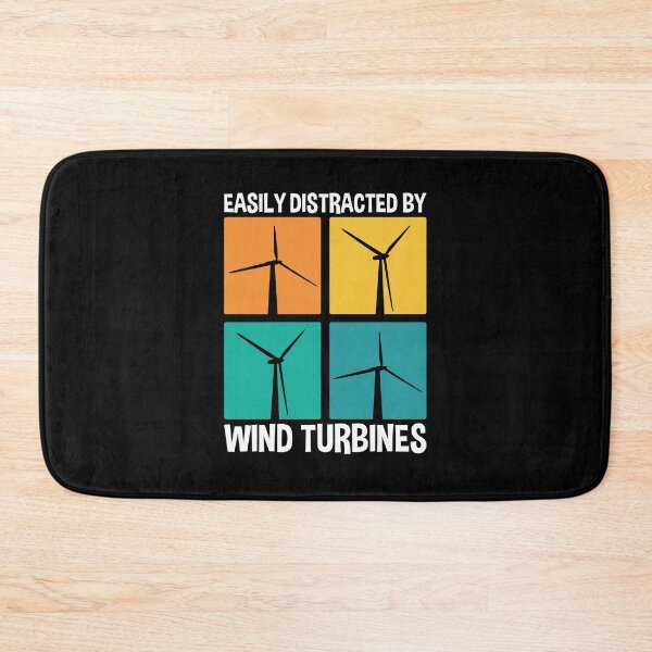 Item preview, Easily Distracted By Wind Turbines, Windmill Park Operator designed and sold by TheReallyNiceStuff.