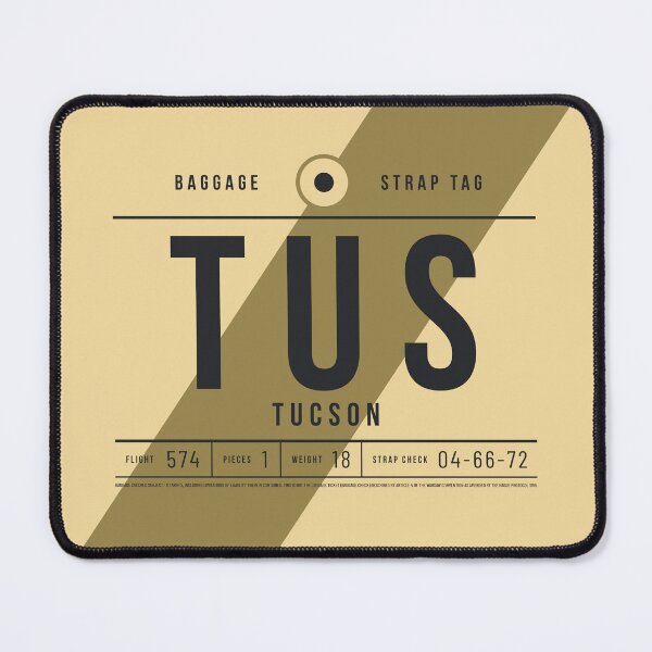 Item preview, Luggage Tag E - TUS Tucson Arizona USA designed and sold by VoodooCircus.
