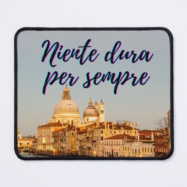Item preview, Nothing lasts forever - popular Italian quotes theme gifts designed and sold by RebelliousRosee.