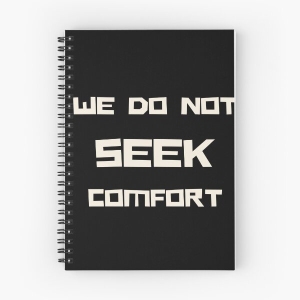 Item preview, We Do Not Seek Comfort - typography design designed and sold by Mirsh-design.