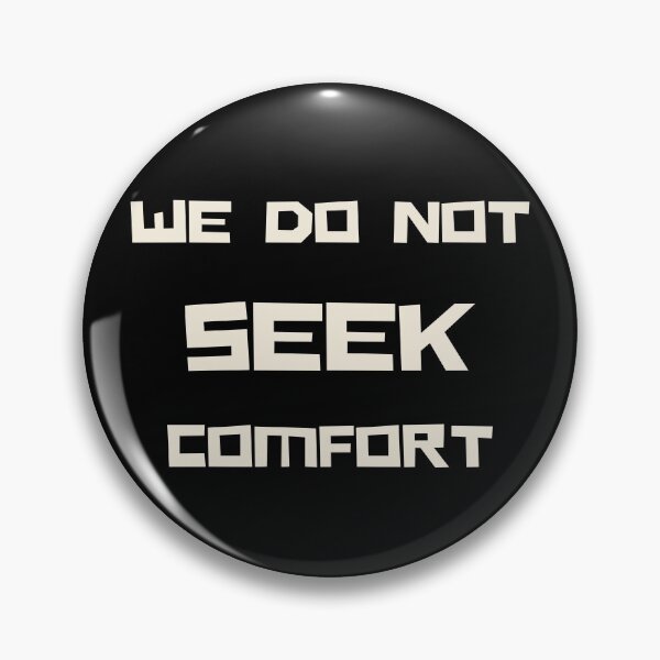 Item preview, We Do Not Seek Comfort - typography design designed and sold by Mirsh-design.