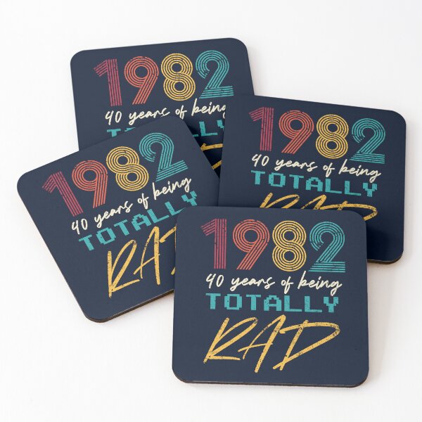 Item preview, 1982 - 40 Years Of Being Totally Rad (40th Birthday) designed and sold by Numero14.