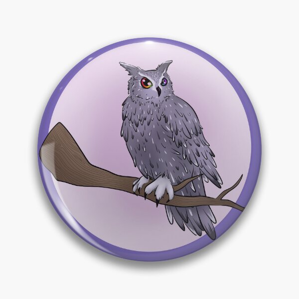 Item preview, The Rainbow-Eyed Owl designed and sold by AvalonUnmuzzled.