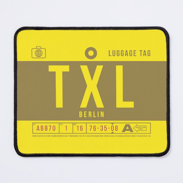 Item preview, Luggage Tag B - TXL Berlin Germany designed and sold by VoodooCircus.