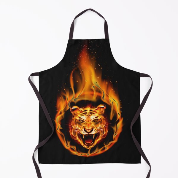 Item preview, tiger face round fire art designed and sold by y33top.