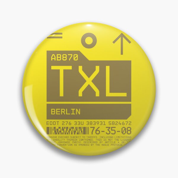 Item preview, Luggage Tag C - TXL Berlin Germany designed and sold by VoodooCircus.