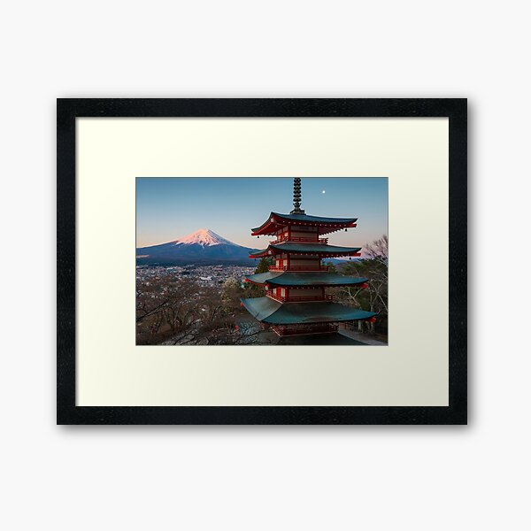 Mount Fuji Sunrise Framed Art Print