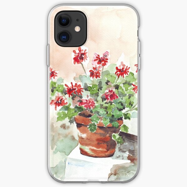 Sweet Geranium iPhone Soft Case