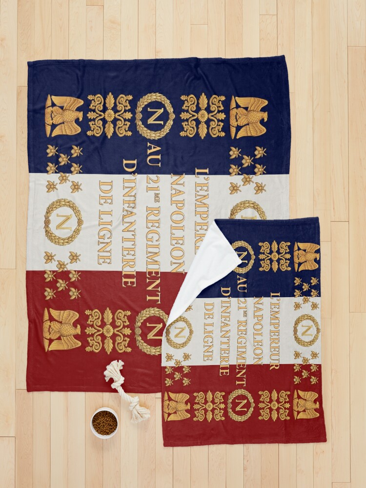 Napoleonic French drapeaux of the 21me D'infanterie de Ligne 1812 Tapestry  for Sale by SimonBauwelinck